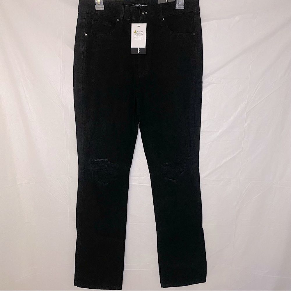 Fashion Nova Distressed Boyfriend Jeans Size 3